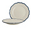 Laura Ashley Bord 27cm set/2 Solid Blue