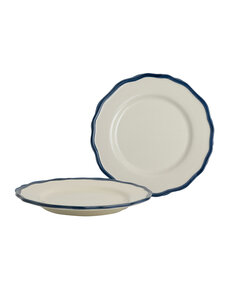 Laura Ashley Bord 21cm set/2 Solid Blue