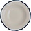 Laura Ashley Bord diep 22,5cm set/2 Solid Blue
