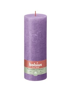 Bolsius Stompkaars rustiek Vibrant Violet 190/68