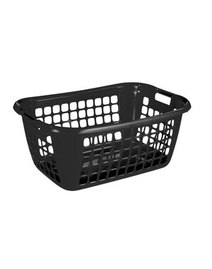 Sunware Wasmand 65cm laag zwart Basic