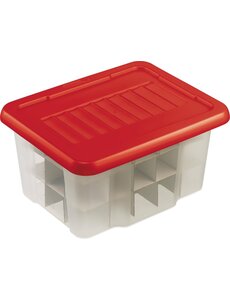 Sunware Opbergbox 24L Nesta met trays voor 45 kerstballen