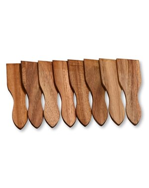 Kesper Gourmet - Raclette spatel 8 stuks acacia