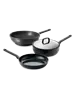 BK Cookware Pannenset koekenpan 28cm + hapjespan + wokpan BK Easy Induction Ceramic