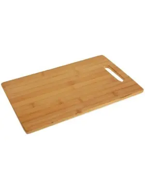  Snijplank hout bamboe 20x30 cm