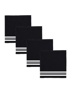 DDDDD Vaatdoek Provence zwart set/4