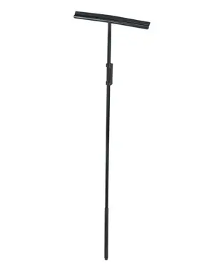 Wenko Vloertrekker 40x133cm zwart met wandhouder