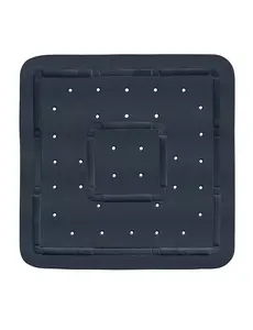 Wenko Anti-slip douchemat 55x55cm Antraciet Florida
