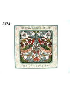 Geharo Glasonderzetters set-4 Aardbeien dief