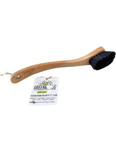 Sorbo Afwasborstel hout met zwart paardenhaar Greenminds