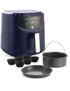BK Cookware BK Airfryer XXL 1 basket 7,6L + 8 delige bakset