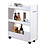 Kesper Opbergtrolley 80x27,5x14cm wit