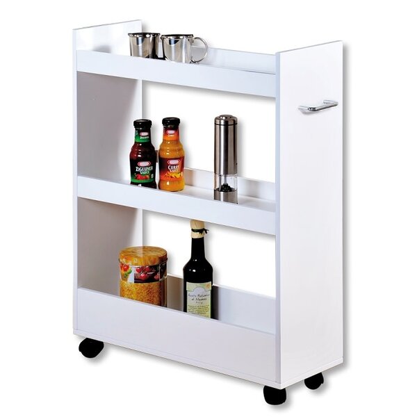 Kesper Opbergtrolley 80x27,5x14cm wit