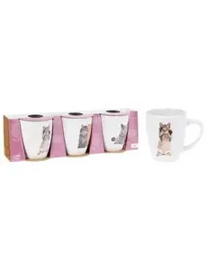  Mok set 3 stuks 220ml Katten