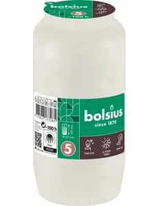 Bolsius Grafkaars nr5 wit