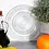 Bord glas 18cm