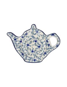 Bunzlau Castle Theetip theepot Blue Olive
