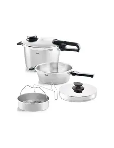 Fissler Snelkookpannenset 4L + 8L Vitavit Premium Fissler met RVS Deksel