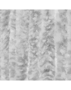 Wicotex Vliegengordijn Kattenstaart 100x240cm Grijs/Wit