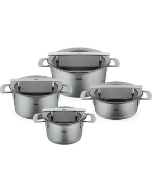 Fissler Pannenset 4-delig Fissler Phi met glasdeksels