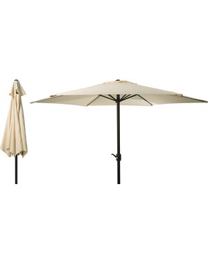 Pro Garden Parasol Ø 3 meter crème