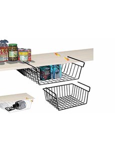 Artex Opbergmand voor onder een plank 30cm zwart
