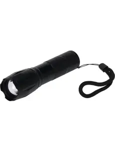  Zaklamp Zoom 13cm zwart