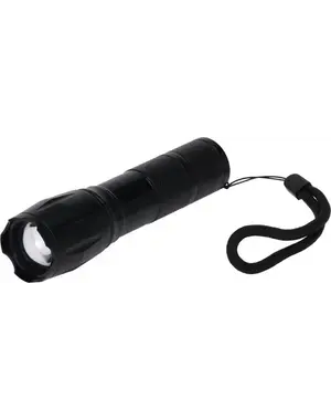  Zaklamp Zoom 13cm zwart