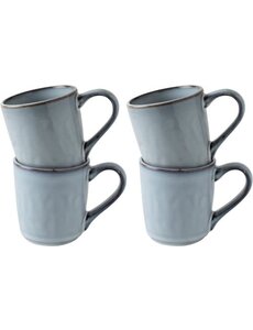 Dutch Rose Mok 39cl set/4 blauw Organic