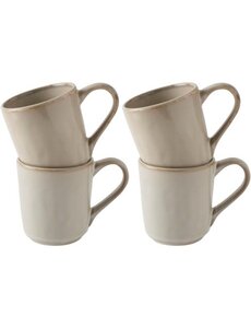 Dutch Rose Mok 39cl set/4 creme Organic