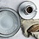Dutch Rose Servies/bordenset 4dlg blauw Organic