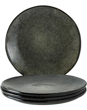 Dutch Rose Borden set/4 26,5 cm Groen Organic