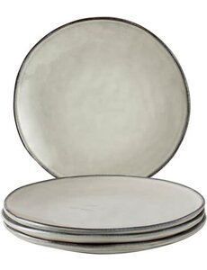 Dutch Rose Borden set/4 26,5 cm Creme Organic