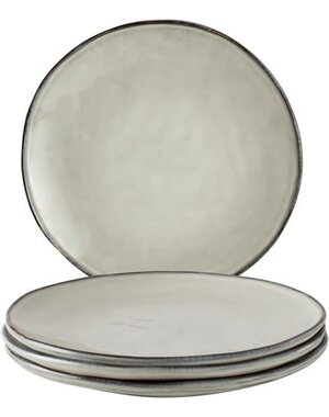 Dutch Rose Borden set/4 26,5 cm Creme Organic