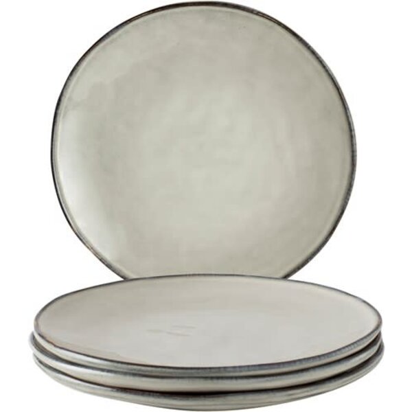 Dutch Rose Borden set/4 26,5 cm Creme Organic