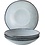 Dutch Rose Servies/bordenset 4dlg blauw diepe borden Organic