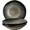 Dutch Rose Servies/bordenset 4dlg groen diepe borden Organic