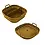 Point-Virgule Opvouwbare vierkante airfryer bakvorm uit platinum silicone Cumin 20x20x9cm