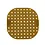 Point-Virgule Vierkante airfryer bakmat uit platinum silicone Cumin met handvaten 20x20x2cm