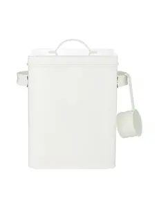 Typhoon Voorraadbus met labels uit carbonstaal gebroken wit 6 liter