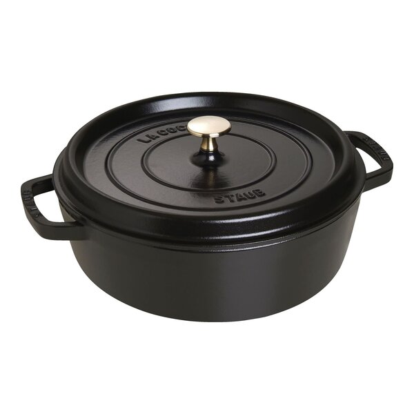 Staub Braadpan 28cm 5,7L La Cocotte zwart