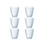 Luminarc Glas Concepto Pampille helder 31cl set 6