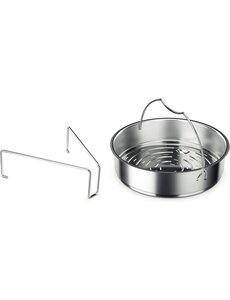 Fissler Inzetmandje geperforeerd  18 cm met driepoot Fissler Vitavit / Vitaquick