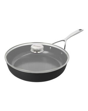 Demeyere Hapjespan/Koekenpan met hoge rand en deksel Ceraforce 28 cm Alu Pro 5 Ceramic
