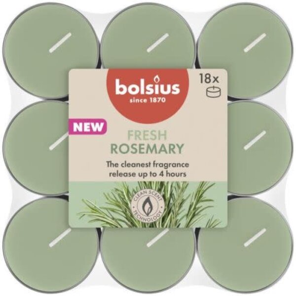 Bolsius Geurtheelicht fresh rosemary set/18