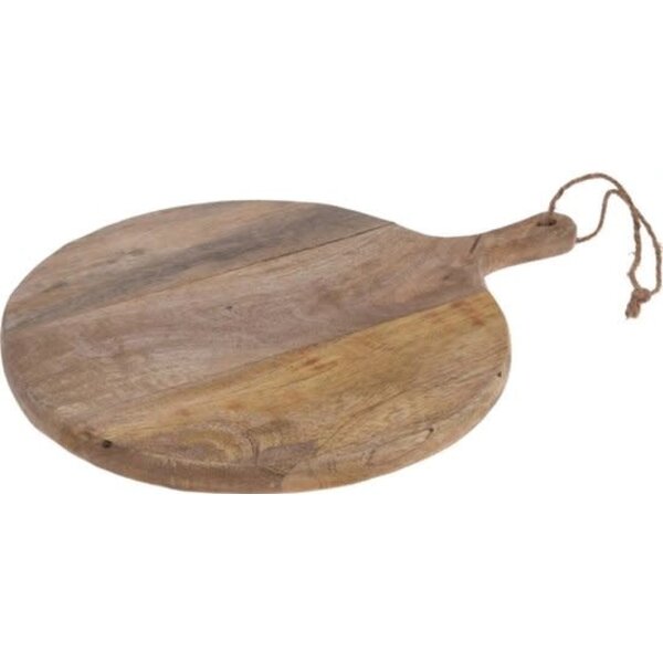 Serveer plateau rond 50cm hout