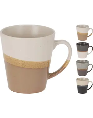 Siaki Mok 300ml aardewerk 4 assorti