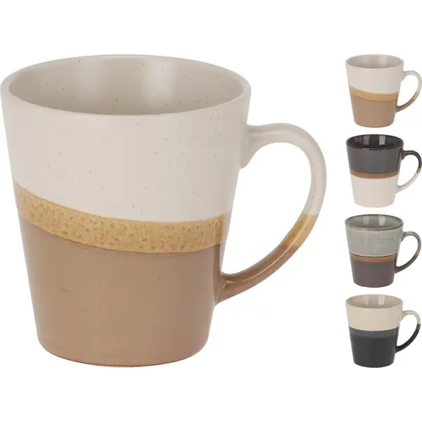 Siaki Mok 300ml aardewerk 4 assorti