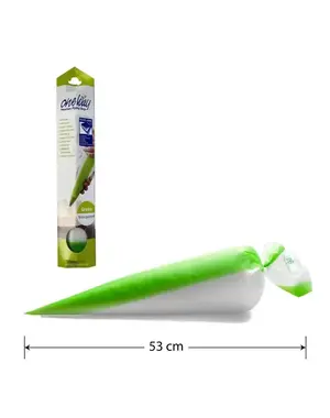 Spuitzak One Way Masterline Green/clear - 530x280mm - rol 12 stuks