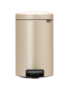 Brabantia Pedaalemmer NewIcon 12 liter Metallic Gold